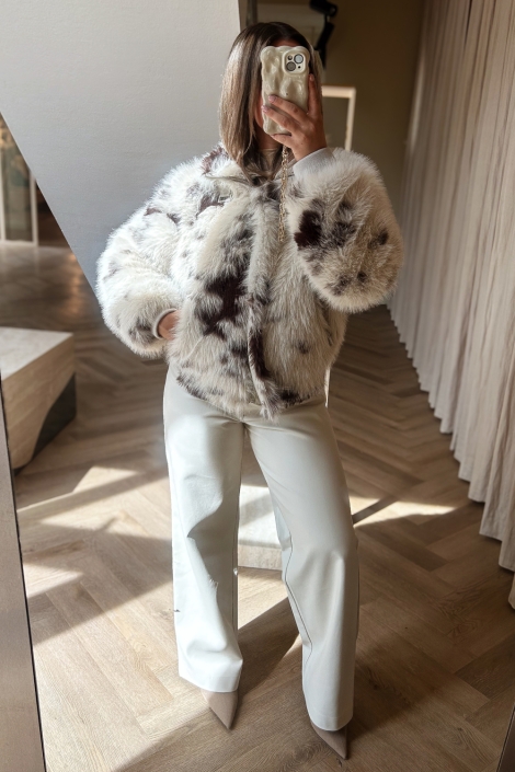 Rino & Pelle beige dames jas | Model