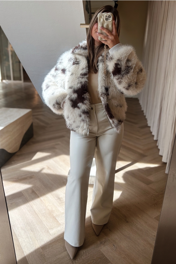 Rino & Pelle beige dames jas | Model