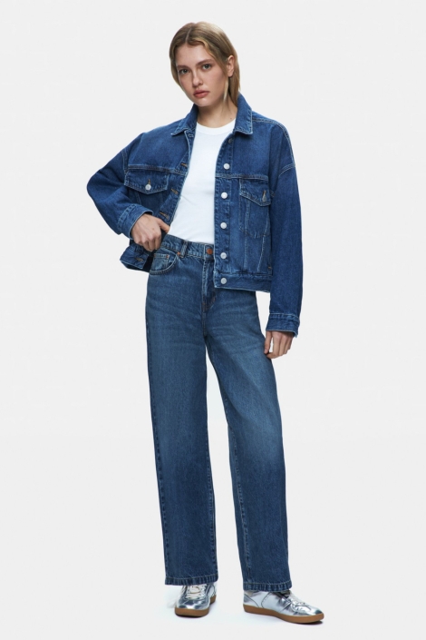 LTB blauwe dames jas | Model