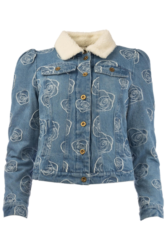 I-coni-K blauwe dames jas | Vooraanzicht