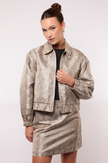 Fluresk Jas SHANTEL JACKET 25WQF26 SILVER