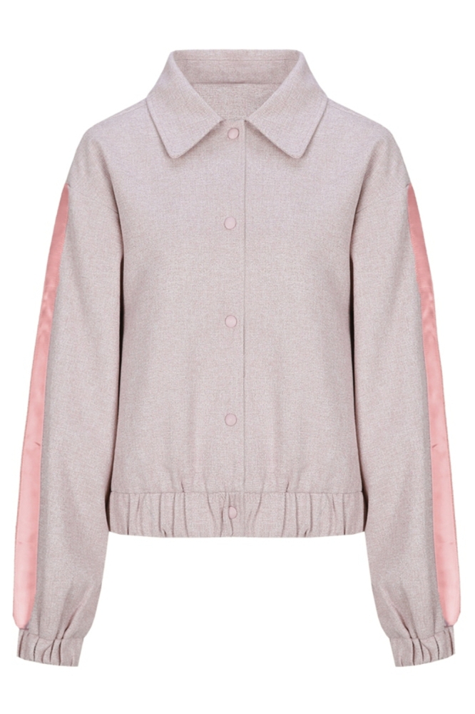 Fluresk beige dames jas | Vooraanzicht