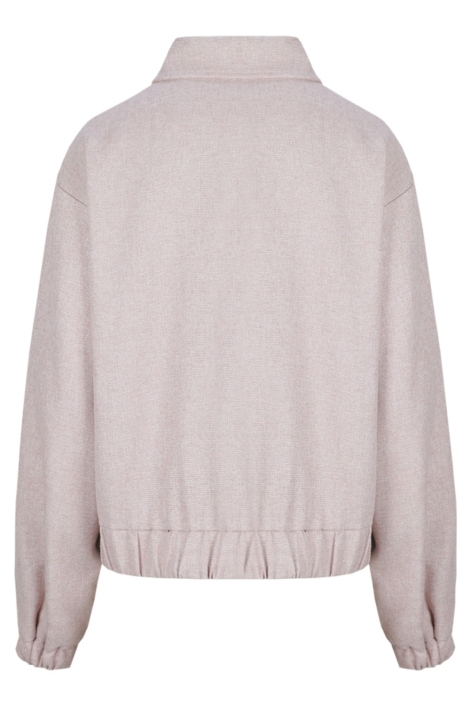 Fluresk beige dames jas | Achteraanzicht