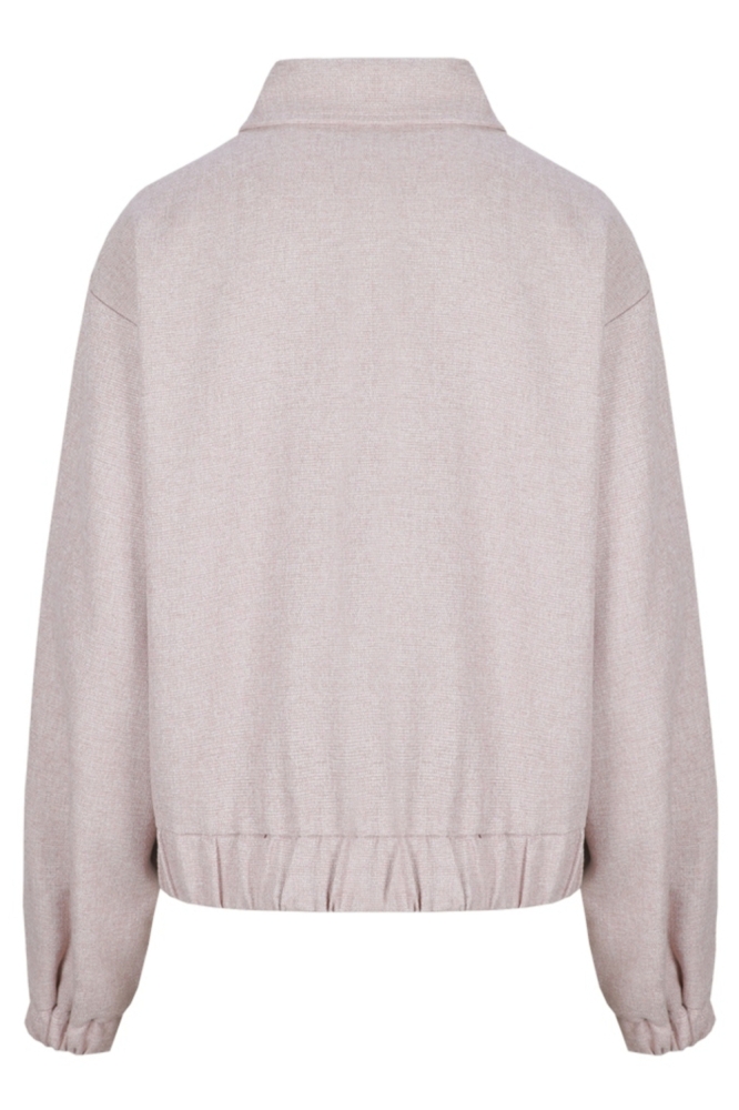 Fluresk roze dames vest | Achteraanzicht