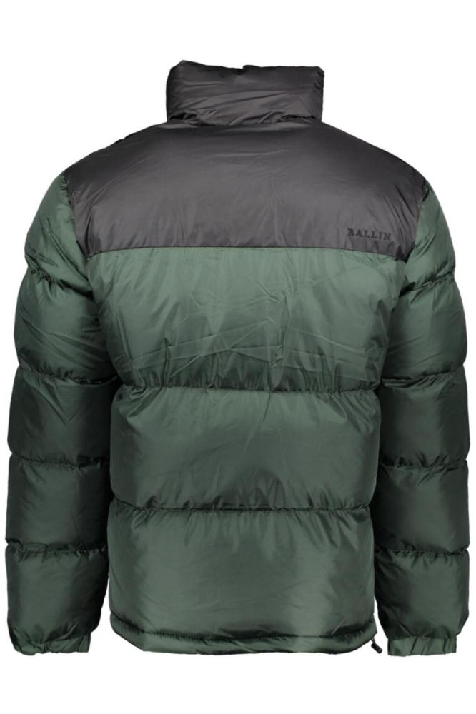 Ballin groene heren jas | Achteraanzicht