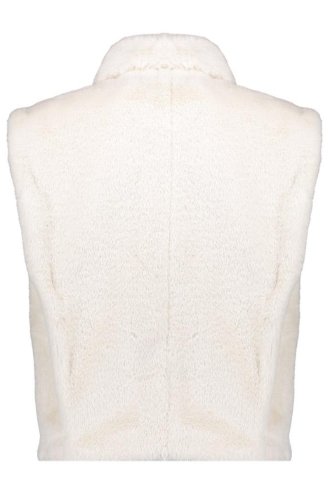 Geisha ecru dames gilet | Achteraanzicht