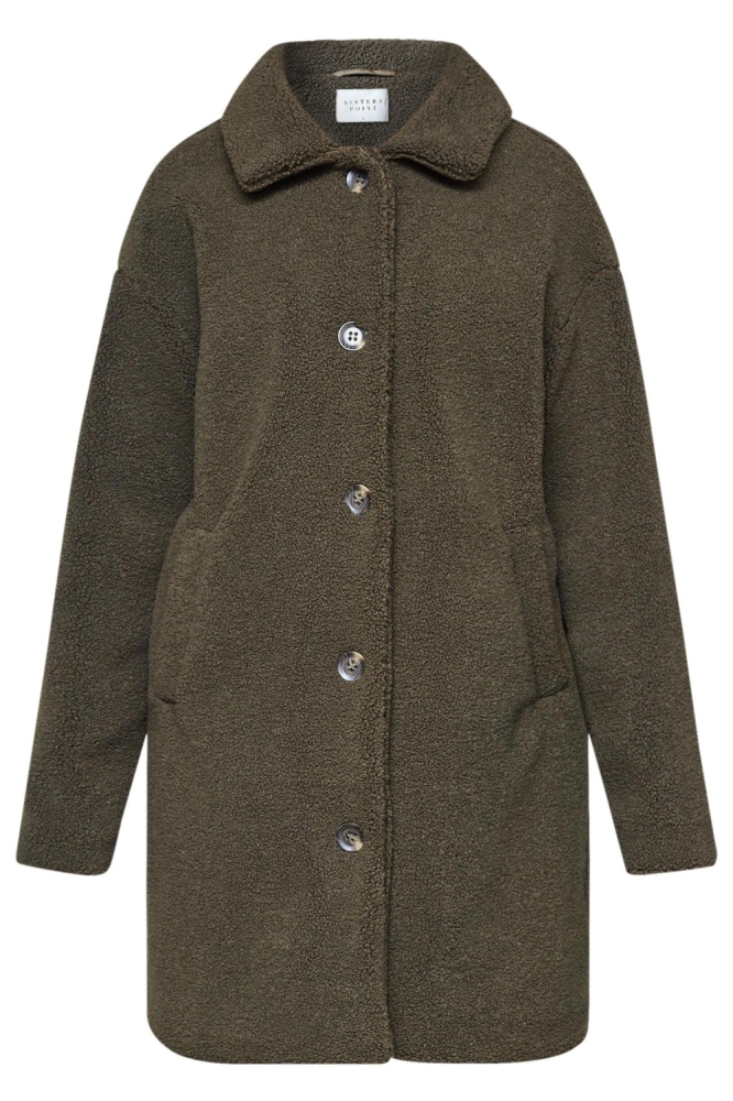SisterS point groene dames jas | Vooraanzicht