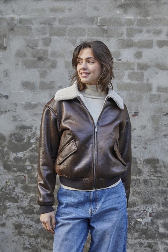 SisterS point bruine dames jas | Sfeerbeeld, In situatie