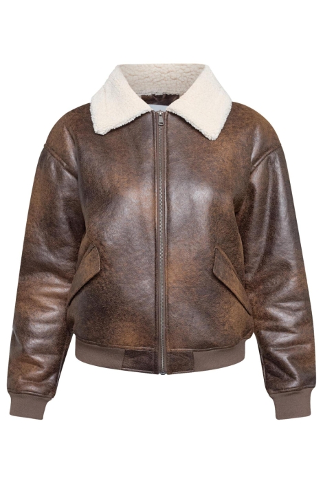 SisterS point bruine dames jas | Vooraanzicht