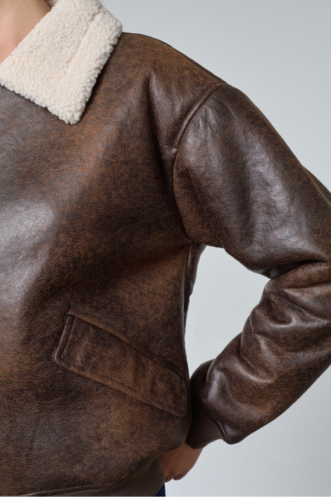 SisterS point bruine dames jas | Close up