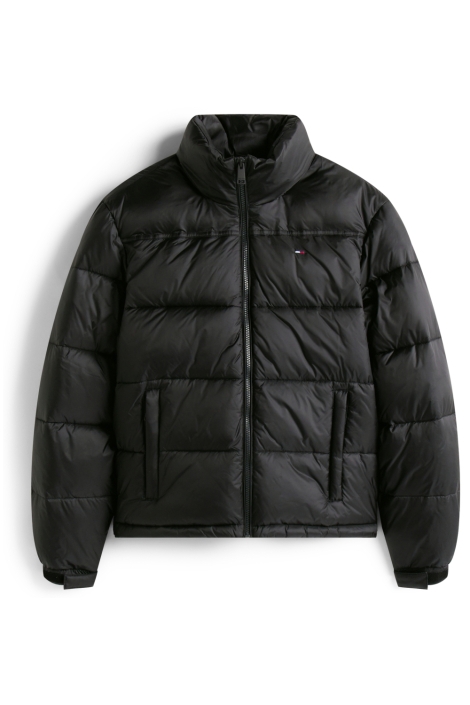 Tommy Jeans zwarte dames jas | Vooraanzicht