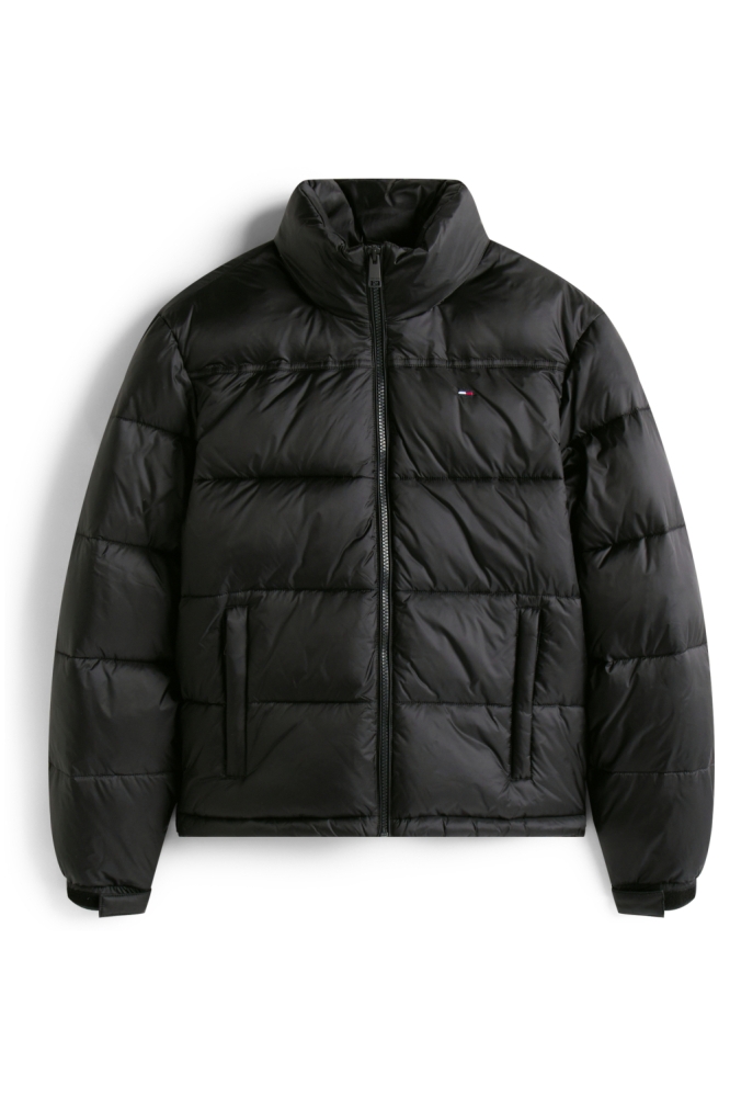 Tommy Jeans zwarte dames jas | Vooraanzicht