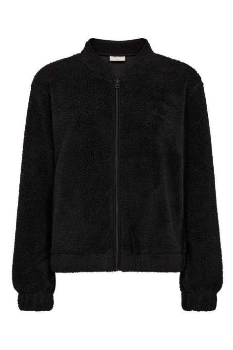 Freequent zwarte dames vest | Vooraanzicht