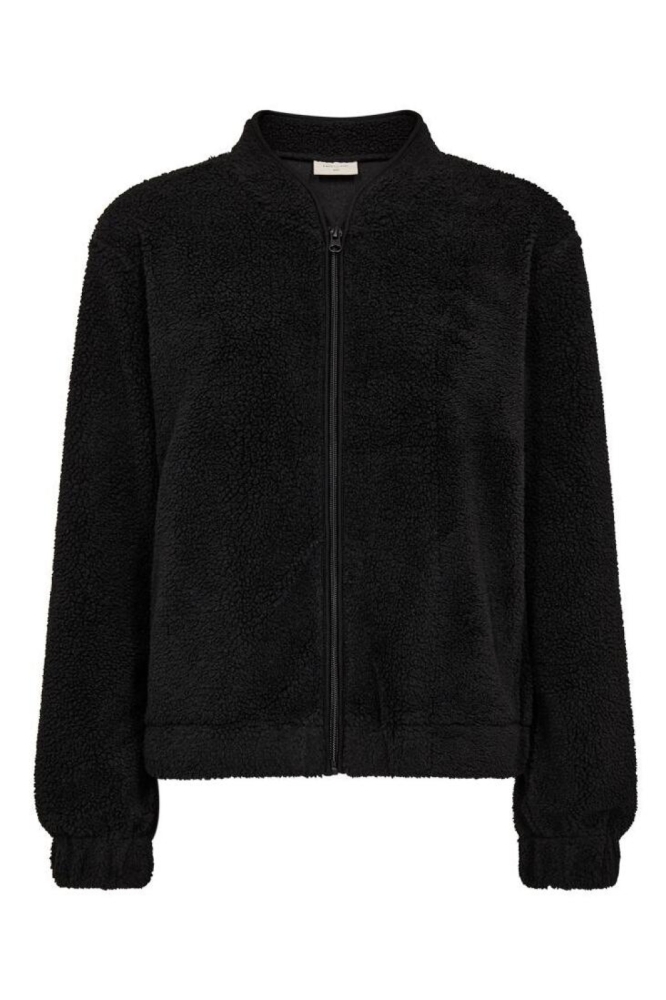 Freequent zwarte dames vest | Vooraanzicht