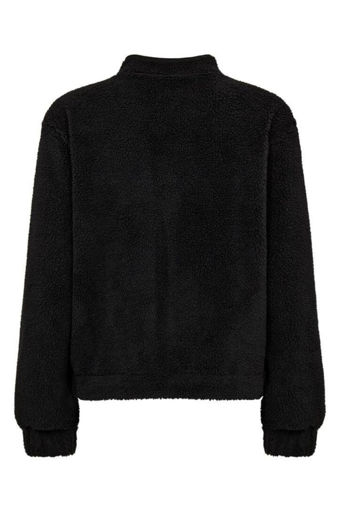 Freequent zwarte dames vest | Achteraanzicht