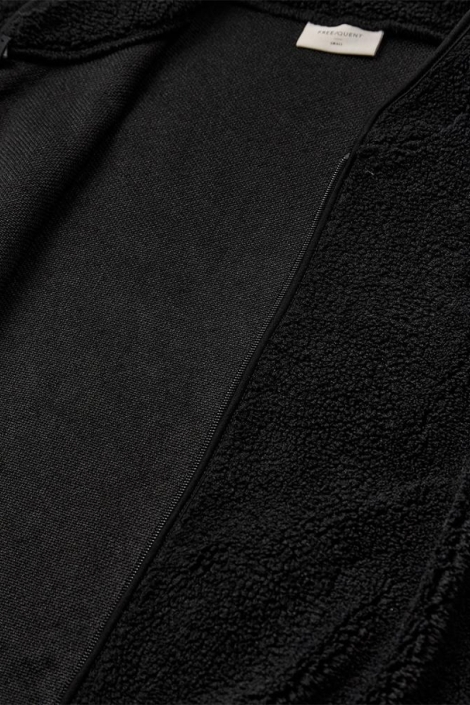 Freequent zwarte dames vest | Close up