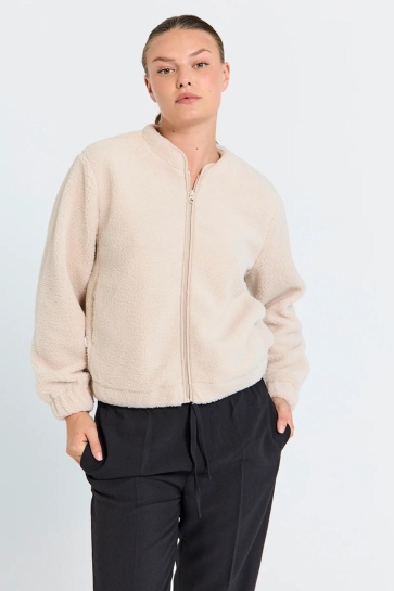 Freequent Vest FQTEDDY JACKET 207639 MOONBEAM