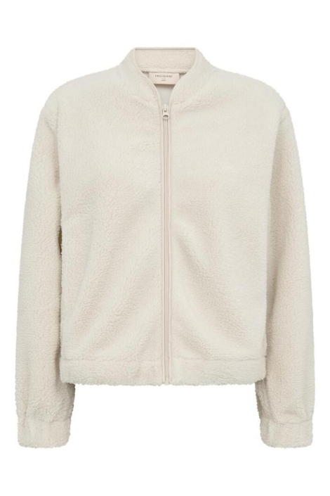 Freequent ecru dames vest | Vooraanzicht