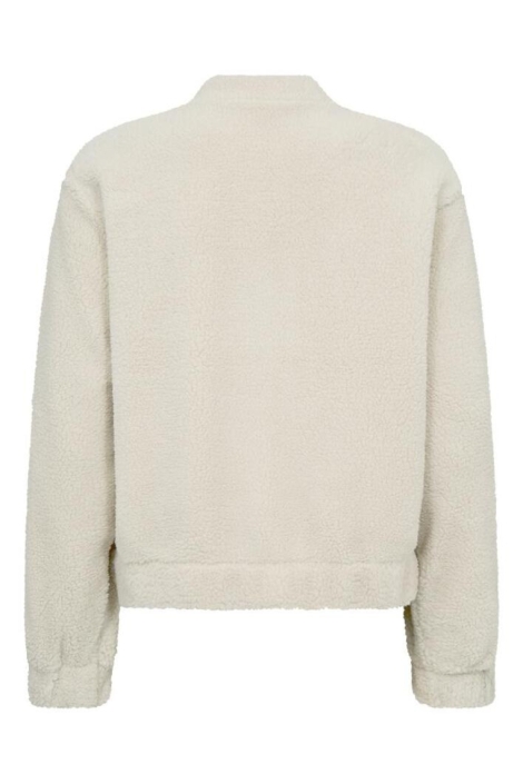 Freequent ecru dames vest | Achteraanzicht