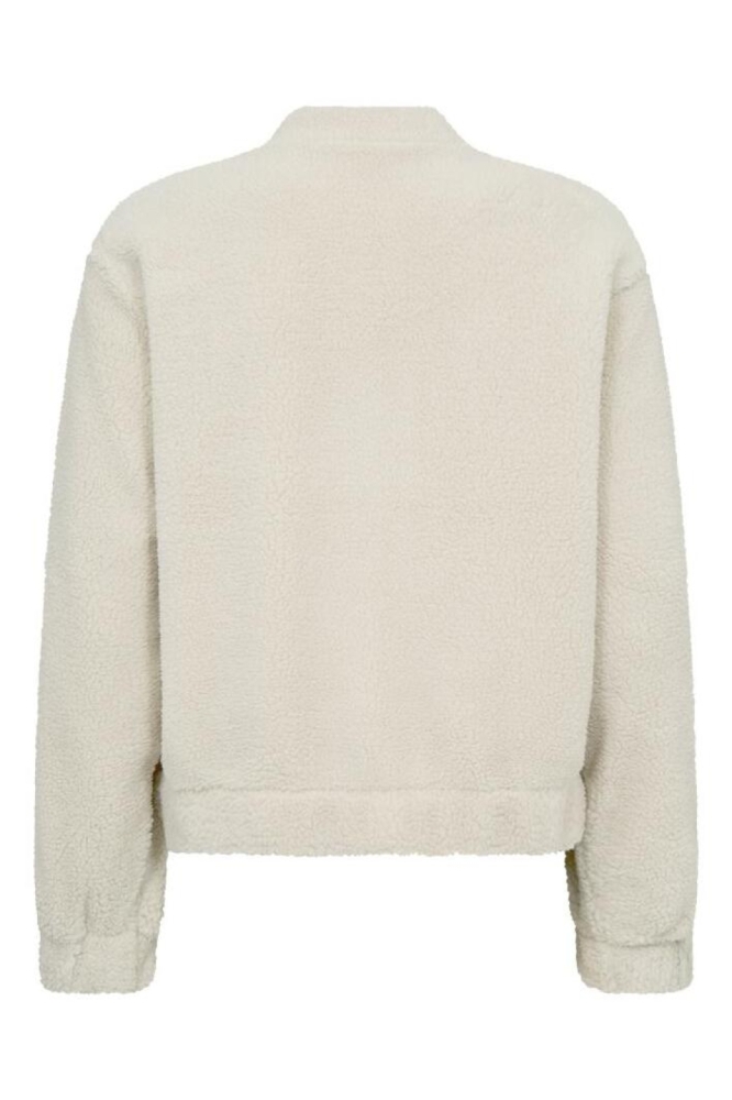 Freequent ecru dames vest | Achteraanzicht