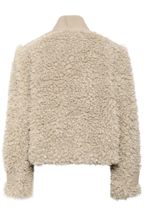 Culture taupe dames jas | Achteraanzicht