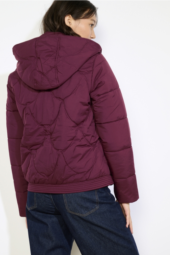 LolaLiza bordeaux dames jas | Model achteraanzicht