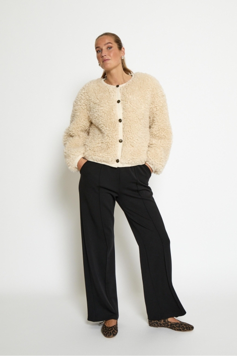 Peppercorn ecru dames jas | Model