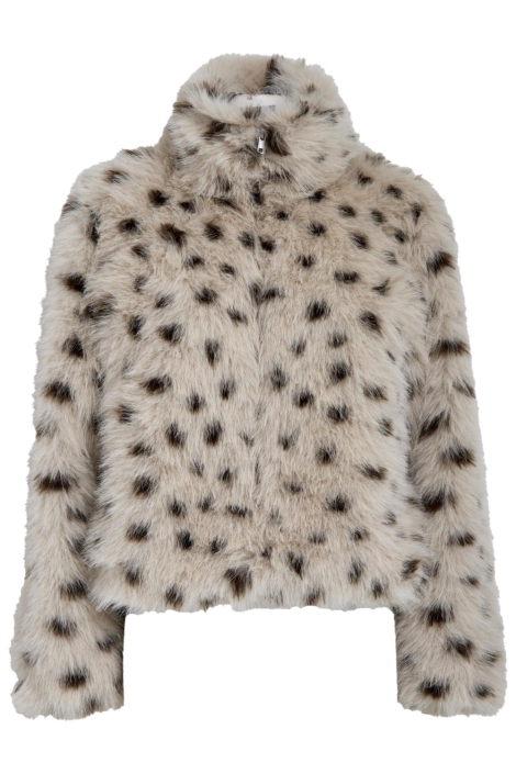 Peppercorn beige dames jas | Vooraanzicht