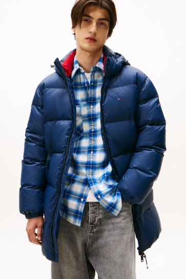 Tommy Jeans tjm essential down parka ext Blauw
