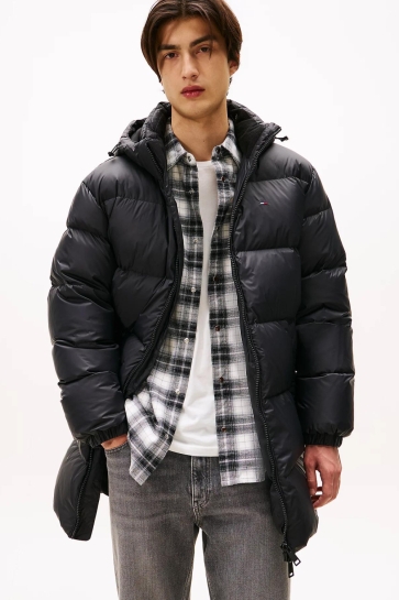 Tommy Jeans Jas TJM ESSENTIAL DOWN PARKA EXT DM0DM20466 BDS BLACK