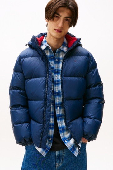 Tommy Jeans Jas TJM ESSENTIAL DOWN JACKET EXT DM0DM19786 C1G DARK NIGHT NAVY