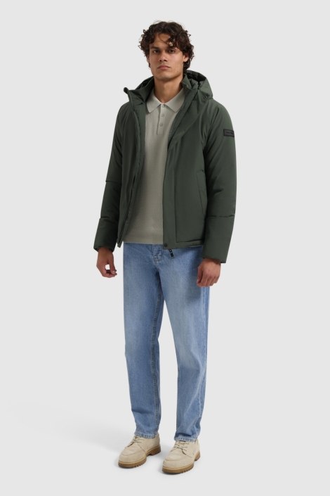 Pure Path groene heren jas | Model