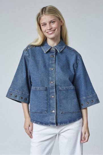 SisterS point Blouse OLEA JA11 18942 VINTAGE BLUE