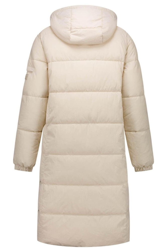 Malelions beige dames jas | Achteraanzicht