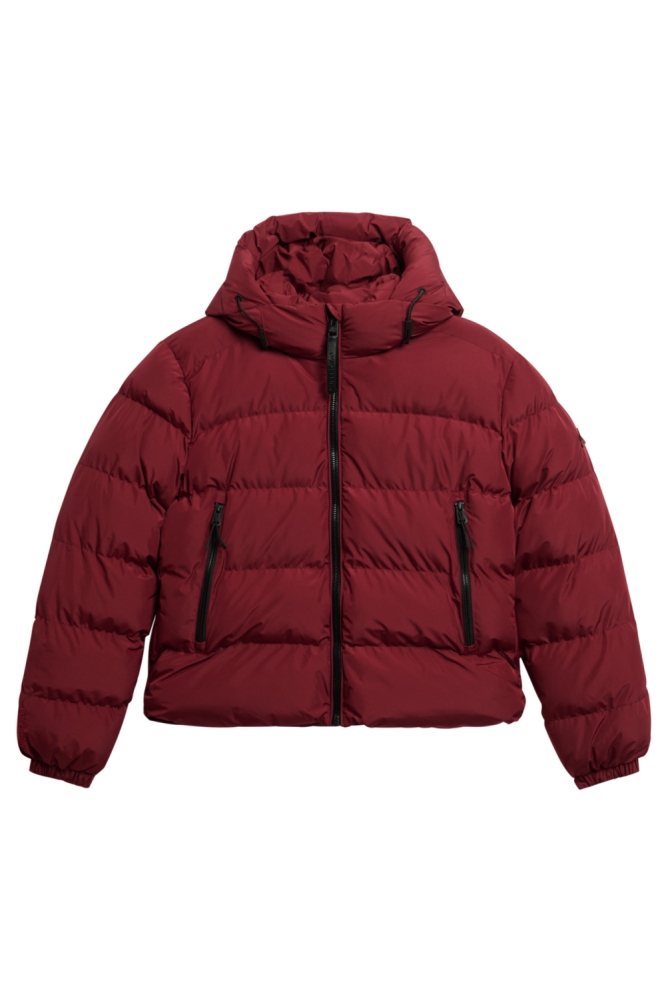 Superdry rode dames jas | Vooraanzicht