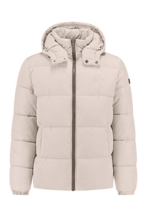 Malelions beige heren jas | Vooraanzicht