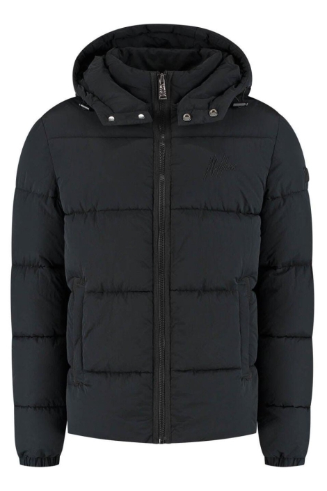 Malelions zwarte heren jas | Vooraanzicht