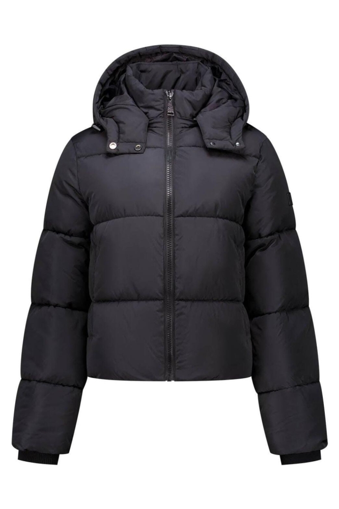 Malelions zwarte dames jas | Vooraanzicht