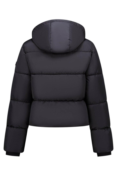 Malelions zwarte dames jas | Achteraanzicht