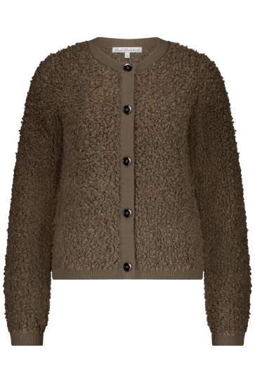 Red Button JACKET KNIT BOUCLE SRB4702 MUD