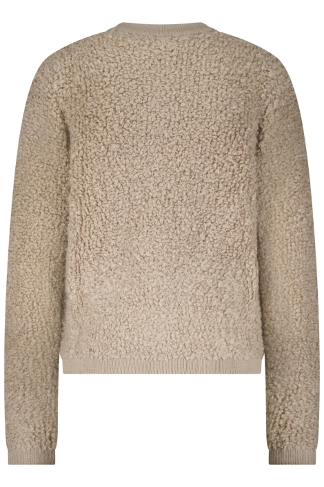 Red Button beige dames vest | Achteraanzicht