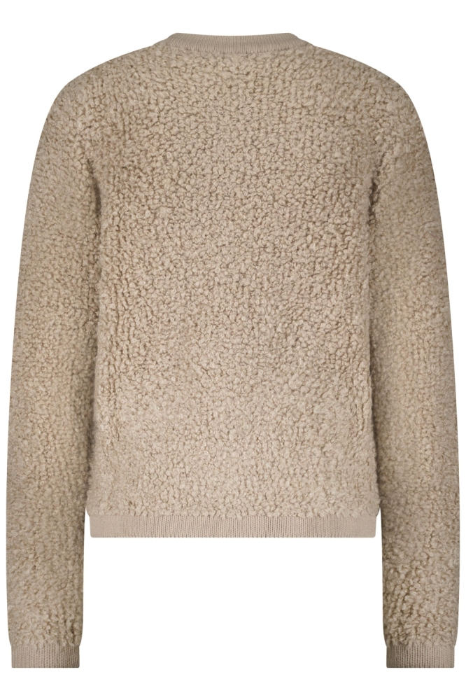 Red Button beige dames vest | Achteraanzicht