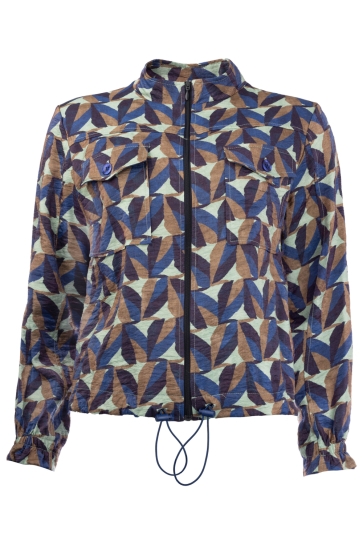 NED Blouse RUAN B LS CANAL BLUE SEA STYLE 25W1 SV001 01 397 canal blue