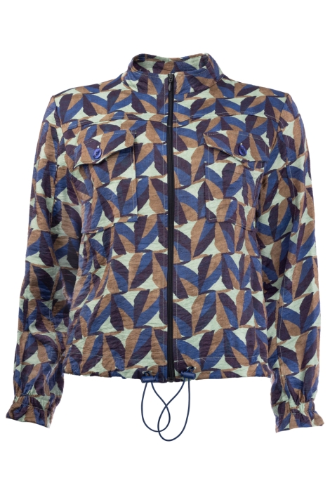 NED blauwe dames blouse | Vooraanzicht