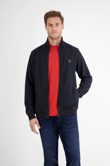 Lerros Vest SWEATJACK MET SPORTIEVE STRUCTUUR 2594522 485 CLASSIC NAVY