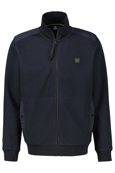 Lerros blauwe heren vest | Vooraanzicht