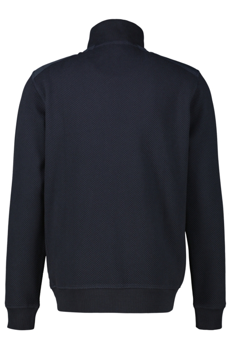 Lerros blauwe heren vest | Achteraanzicht