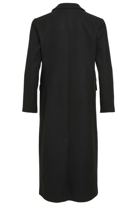 Vila zwarte dames jas | Achteraanzicht