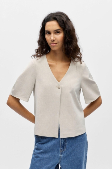 Object objlisa s/s re top noos Beige