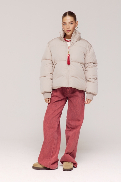 Harper & Yve beige dames jas | Model